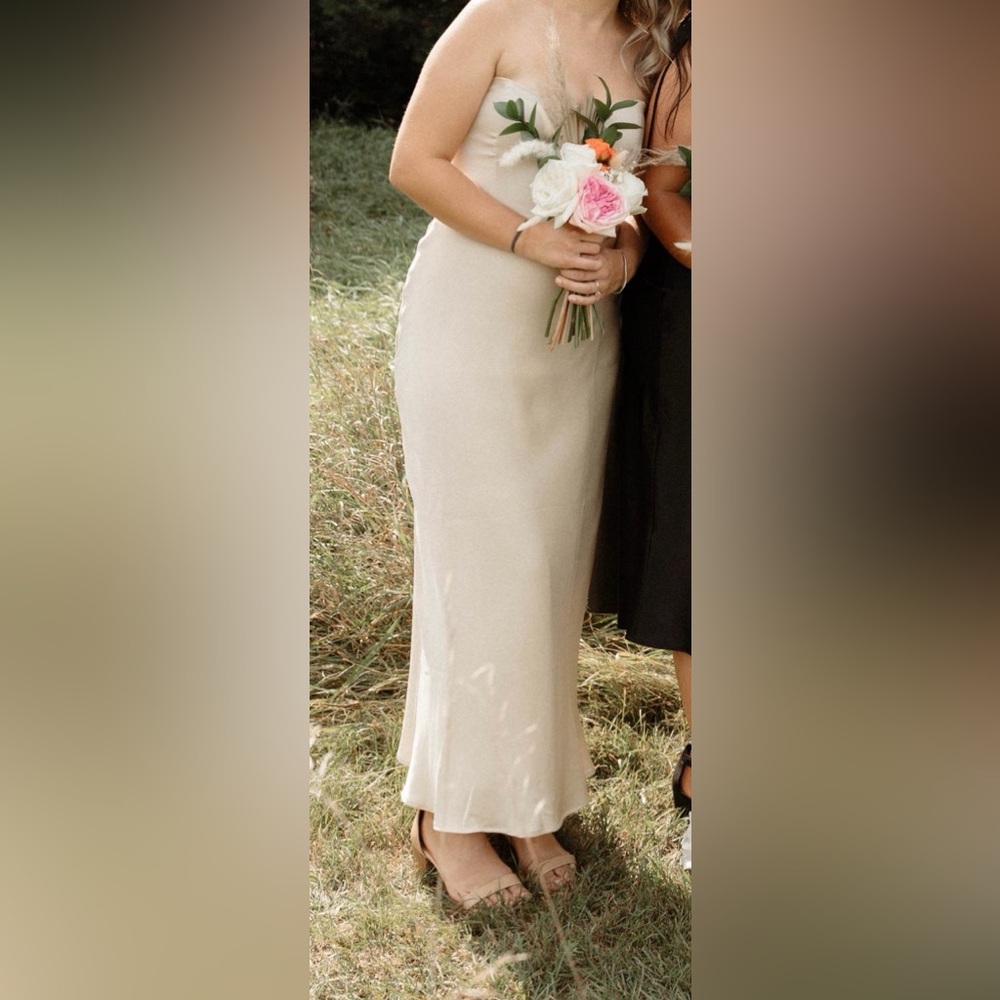 Park & Fifth strapless dress in Champagne - Picture 6 of 7